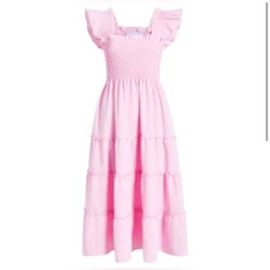 Hill House Ellie Nap dress Ballerina Pink Crepe XL